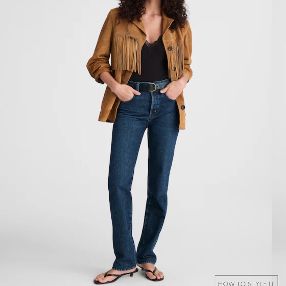 Madewell 90s Straight dark denim NWT